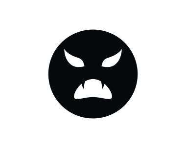 Düz tasarım karakter simgeler vektör çizim hayalet