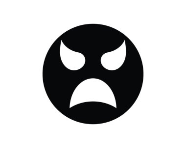 Düz tasarım karakter simgeler vektör çizim hayalet