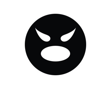 Düz tasarım karakter simgeler vektör çizim hayalet