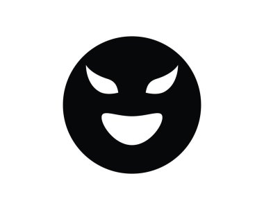 Düz tasarım karakter simgeler vektör çizim hayalet