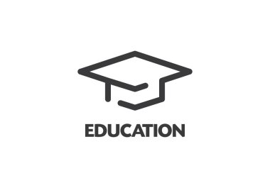 Eğitim Logosu Şablonu vektör çizimi tasarımı