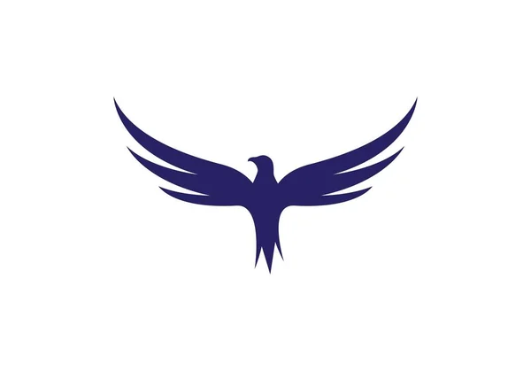 Adler Vogel Logo Vorlage Vektorsymbol — Stockvektor