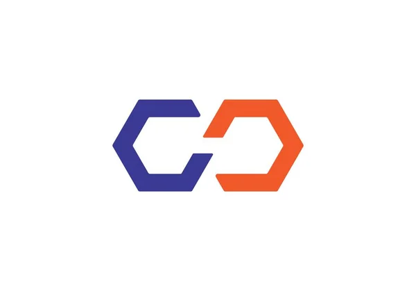 Літера Логотип Шаблон Векторний Дизайн Піктограми — стоковий вектор