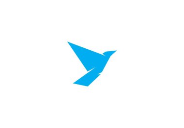 Kuş Logo vektör simge şablonu