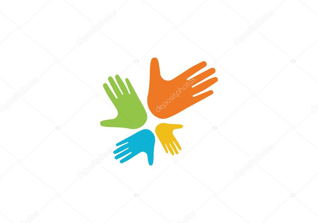 Hand Care Logo Template vector icon Business