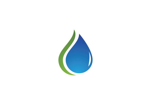 Water drop Logo Template vector illustration design