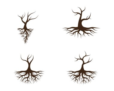 Yeşil ağaç yaprağı ekoloji doğa elementi vektörü logoları