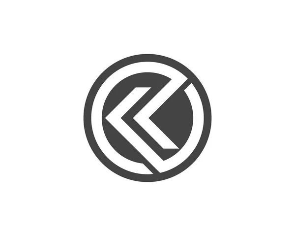 Ikonę Strzałki Literę Wektor Ilustracja Logo Szablon Projektu — Wektor stockowy
