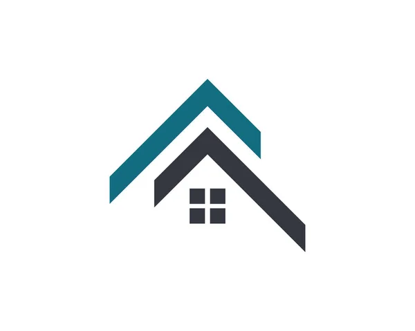 Immobilien Immobilien Und Bau Logo Design — Stockvektor