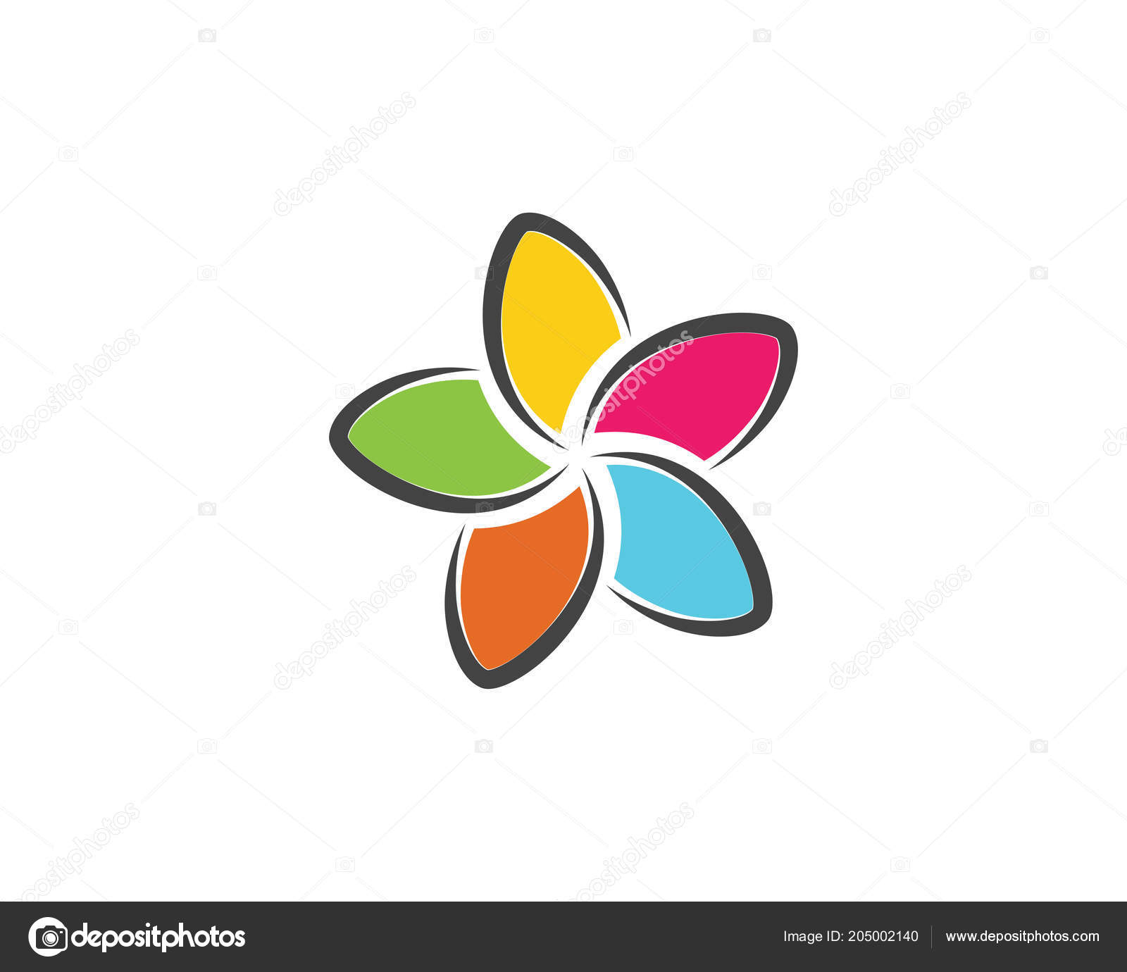 Schonheit Plumeria Symbol Blumen Design Illustration Vorlage Stockvektor C Elaelo