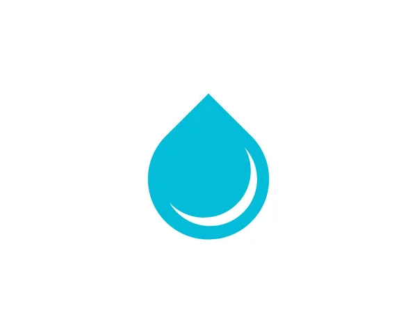 Wasser Tropfen Logo Vorlage Vektor Illustration Design — Stockvektor