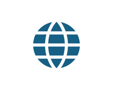 Dünya Logo şablonu vektör simge tasarlamak tel