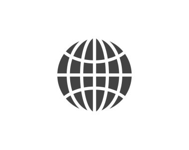 Dünya Logo şablonu vektör simge tasarlamak tel