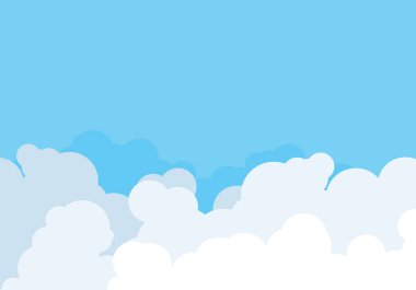 Şablon vektör simge illüstrasyon tasarım arka plan bulut