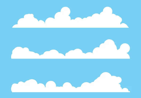 云模板矢量图标插图设计背景 — 图库矢量图片