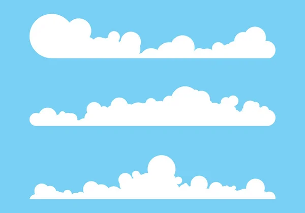 云模板矢量图标插图设计背景 — 图库矢量图片