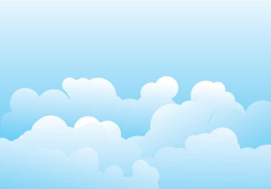 Şablon vektör simge illüstrasyon tasarım arka plan bulut