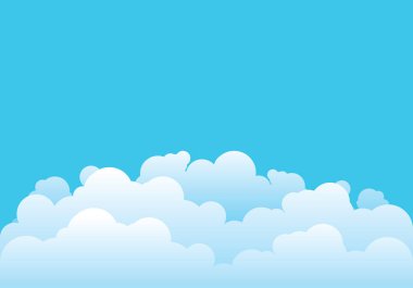 Şablon vektör simge illüstrasyon tasarım arka plan bulut