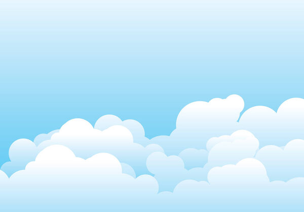 Cloud template vector icon illustration design background
