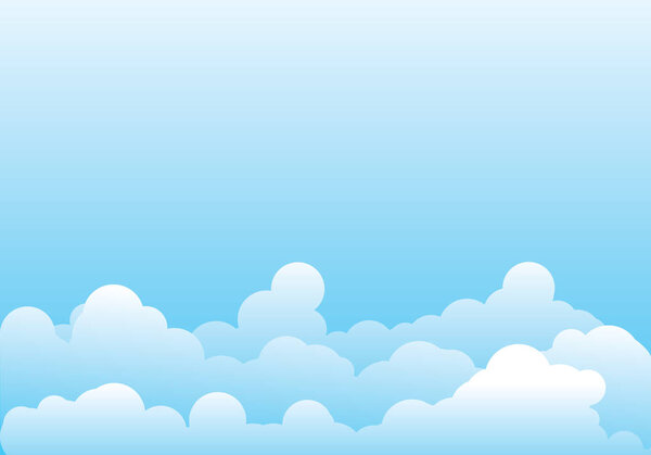Cloud template vector icon illustration design background