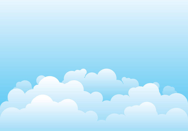 Cloud template vector icon illustration design background