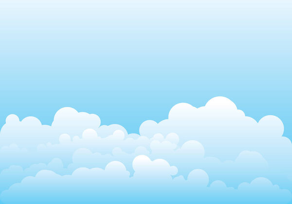 Cloud template vector icon illustration design background