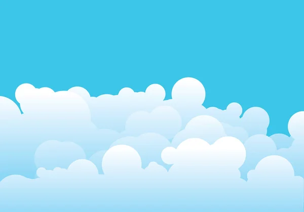 Felhő Sablon Vektor Ikon Illusztráció Tervezési Háttér — Stock Vector