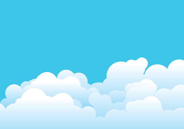 Cloud template vector icon illustration design background