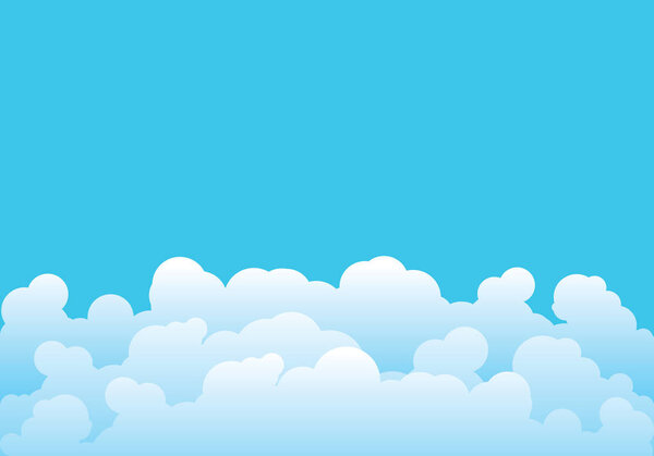 Cloud template vector icon illustration design background