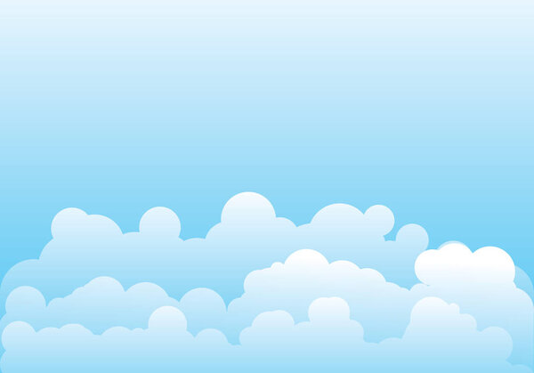 Cloud template vector icon illustration design background