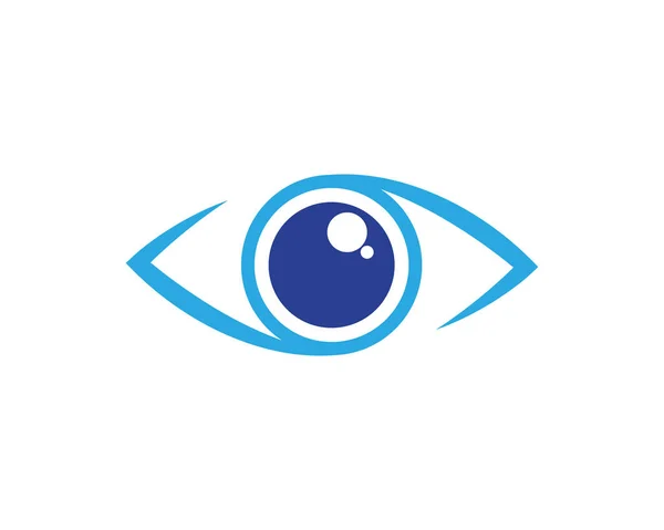 Merk Identiteit Corporate Eye Care Vector Logo Ontwerp — Stockvector