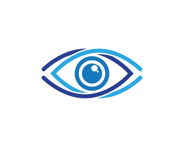 Identidade Marca Corporate Eye Care Design Logotipo Vetor — Vetor de Stock