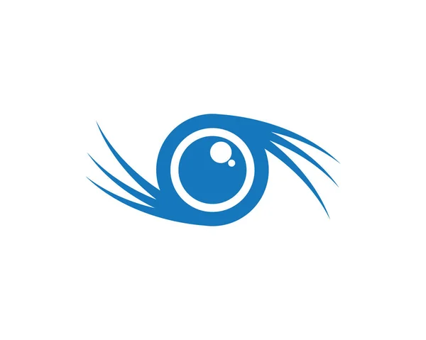 Identidad Marca Diseño Del Logotipo Del Vector Cuidado Ocular Corporativo — Archivo Imágenes Vectoriales