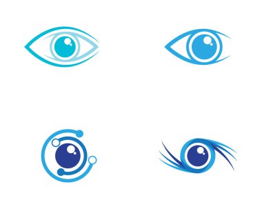 Marka Kimliği Kurumsal Göz Bakımı vektör logosu tasarımı