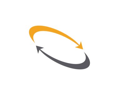 Ok vektör illüstrasyon simgesi Logo Şablonu tasarımı