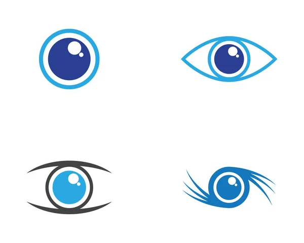 Markenidentität Corporate Eye Care Vektor Logo Design — Stockvektor