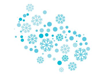 İçin etiketleri, kış sembol dondurulmuş illüstrasyon kar taneleri stil tasarım