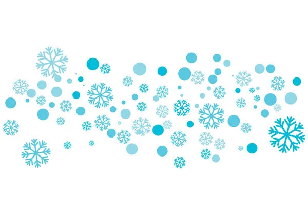 Schneeflocken Stil Design Für Etiketten Winter Gefroren Symbol Illustration — Stockvektor