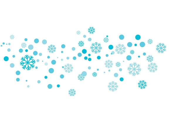 Schneeflocken Stil Design Für Etiketten Winter Gefroren Symbol Illustration — Stockvektor