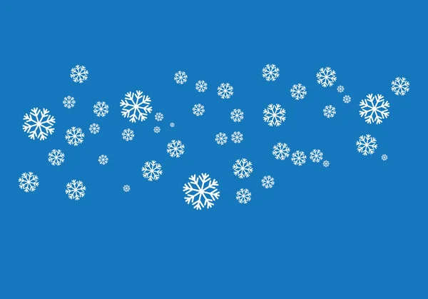 Design Estilo Flocos Neve Para Etiquetas Ilustração Símbolo Congelado Inverno — Vetor de Stock