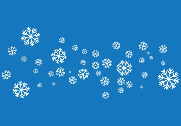 Diseño Estilo Copos Nieve Para Etiquetas Ilustración Símbolo Congelado Invierno — Archivo Imágenes Vectoriales