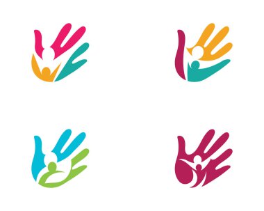 El Bakımı Logo Şablonu Vektör İşletmesi