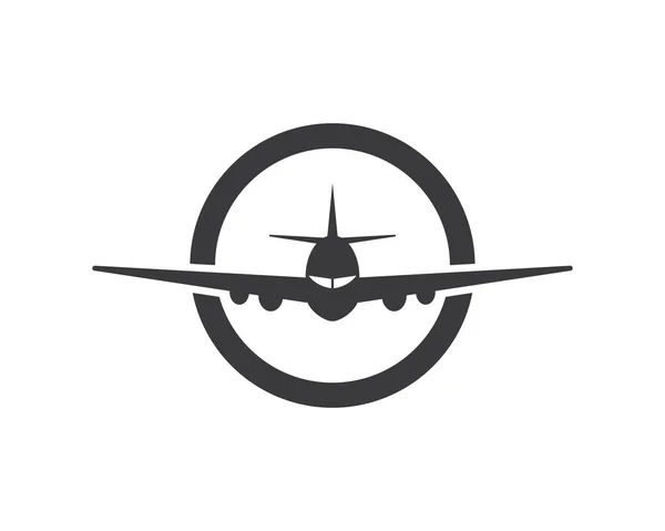 Návrh Vektorové Ilustrace Ikon Letadla Šablona Loga — Stockový vektor