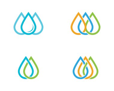 su damlası Logo Şablonu vektör çizimi tasarımı