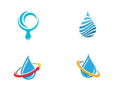 su damlası Logo Şablonu vektör çizimi tasarımı