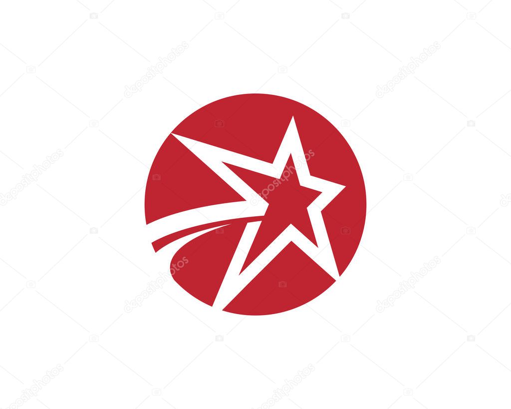 Star Logo Template vector icon illustration design