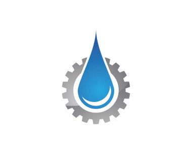su damlası Logo Şablonu vektör çizimi tasarımı