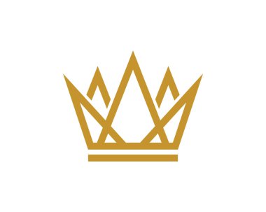 Crown Logo Şablonu vektör çizimi tasarımı