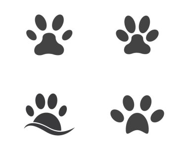 Pençe simge vektör çizim tasarım logo şablonu