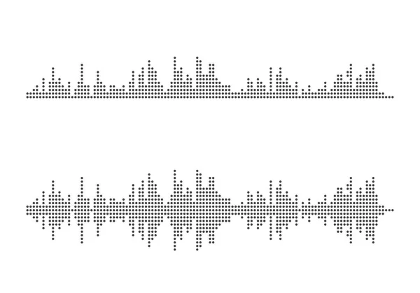 Ljudvågor Vektor Ikon Illustration Formgivningsmall — Stock vektor